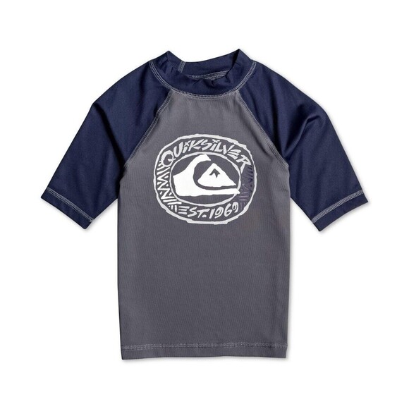 Quiksilver Toddler & Little Boys Bubble Dreams Rash Guard - Iron Gate - Picture 1 of 1
